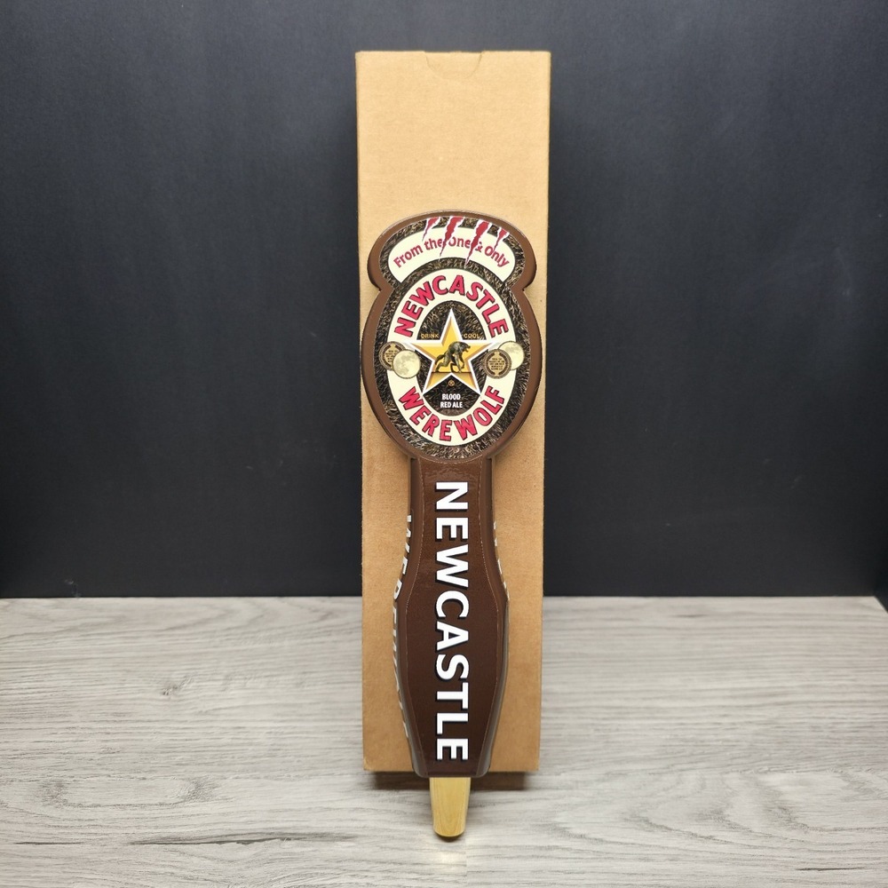 Newcastle‎ Werewolf Blood Red Ale Tap Handle - New In Box
